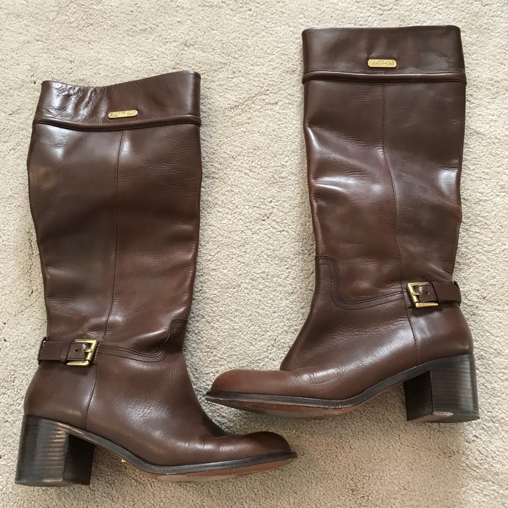 Authentic Coach Tall Boots